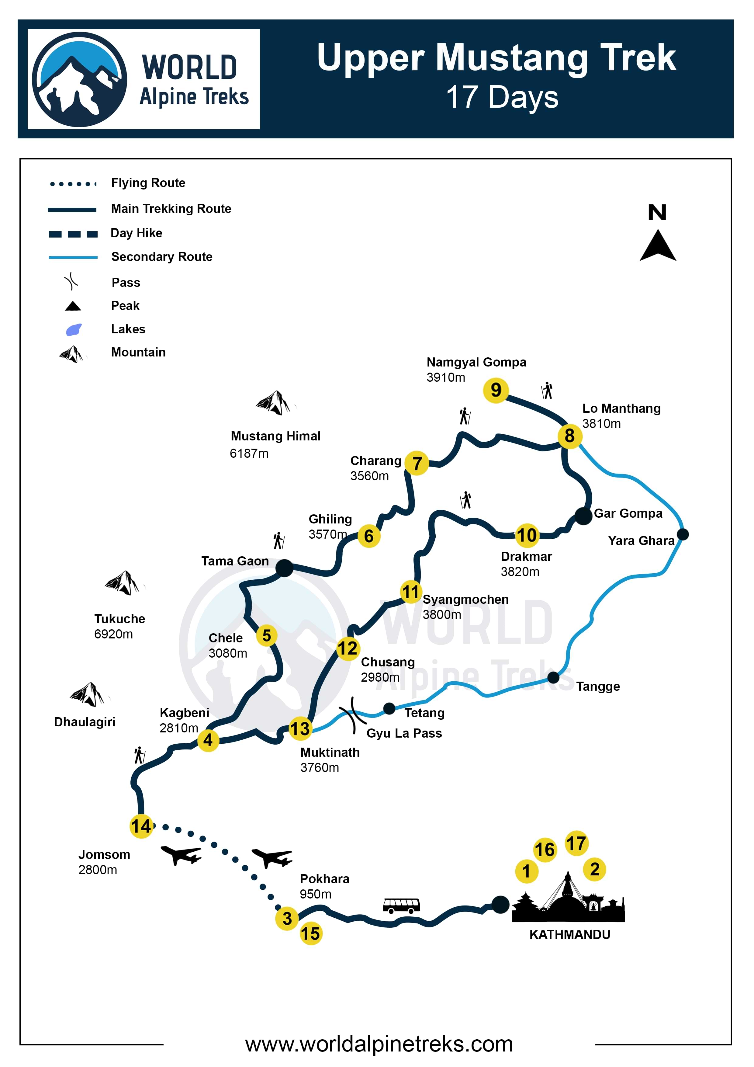 Upper-Mustang-Trek-Map 